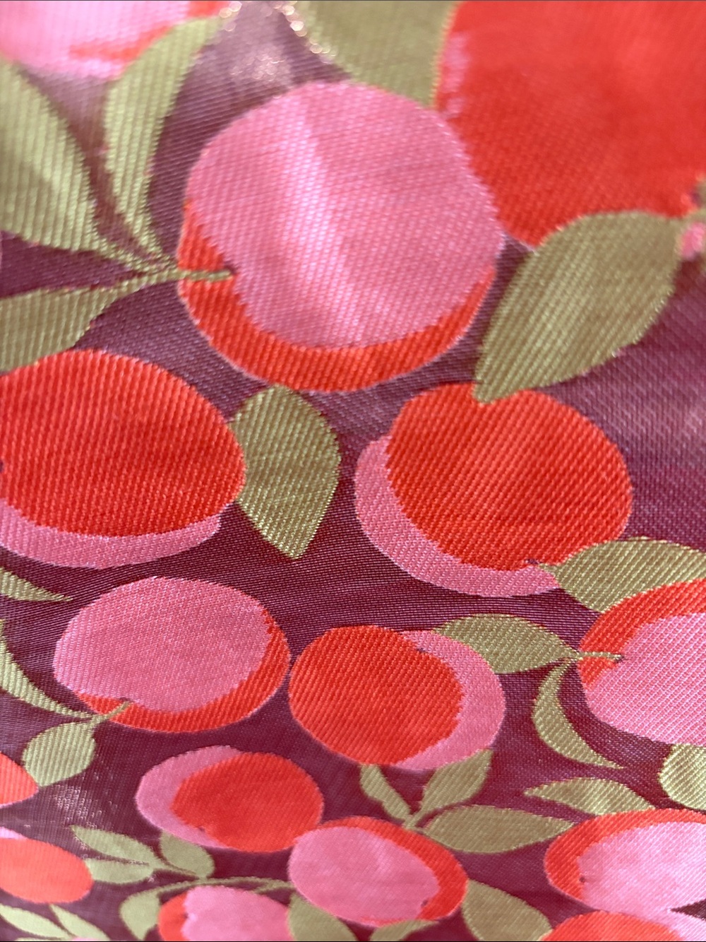 Mini BODEN Girls Orange & Pink Fruit-Print Shift Dress - Picture 4 of 5